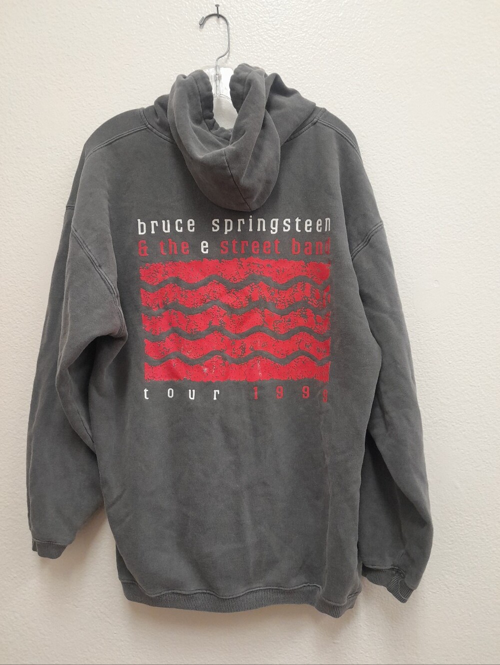 Bruce Springsteen & the E Street Band Tour 1999 1/4 zip Hoodie Men’s Large ~ USA